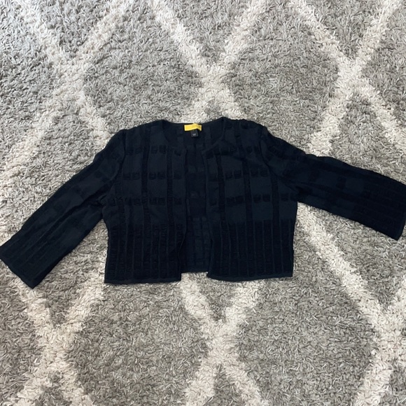 SoCa St. John black dress set with blazer size L - Picture 3 of 7